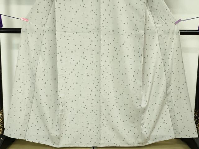 平和屋本店□極上 結城ちぢみ 単衣 小倉謹製 小倉太々 今幡