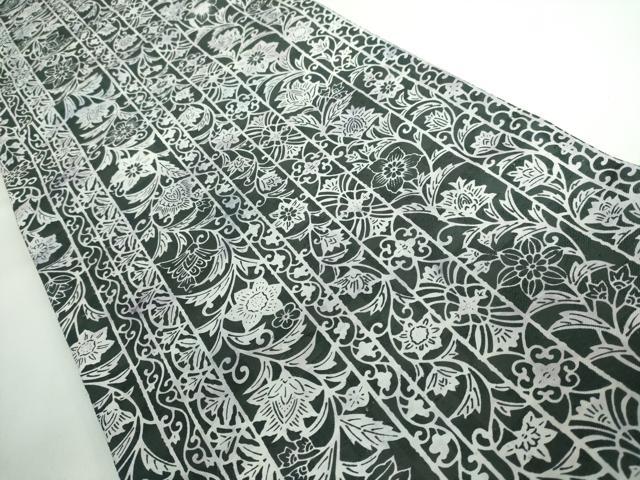 平和屋本店□極上 石川県指定無形文化財 牛首紬 白山工房 手織り