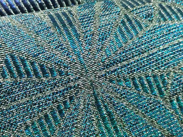 平和屋本店□極上 川端織物 BANKAN わものや 全通柄袋帯 オーロラ