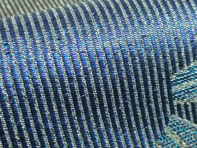 平和屋本店□極上 川端織物 BANKAN わものや 全通柄袋帯 オーロラ