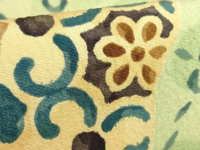 平和屋本店□極上 摺型友禅 京都 多ち花 九寸名古屋帯