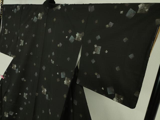 平和屋本店■極上　都喜ヱ門　本場大島紬　9マルキ　地空　色紙重ね　藤絹織物謹製　逸品　未使用　DZAA6377kh5 平和屋本店□極上 都喜ヱ門 本場大島紬 9マルキ 地空 色紙