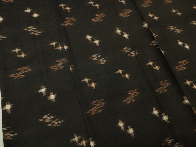 平和屋本店□極上 国指定重要無形文化財 本場久米島紬 手織