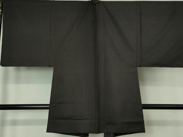 平和屋本店□極上 男性 お召 アンサンブル 逸品 未使用 DZAA6405kh5