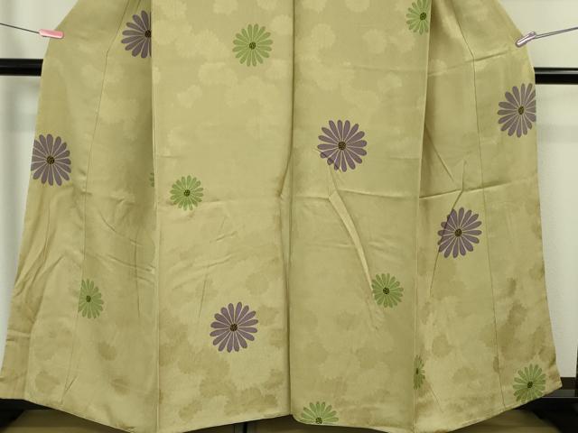 平和屋本店□極上 小紋 舞菊文 逸品 DZAA6418kh5