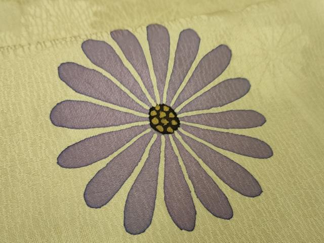 平和屋本店□極上 小紋 舞菊文 逸品 DZAA6418kh5