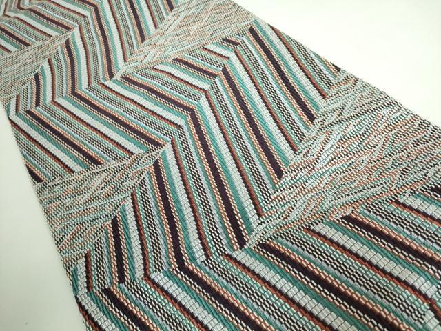 平和屋本店□極上 本場筑前博多織 八寸名古屋帯 織匠 遠藤次 