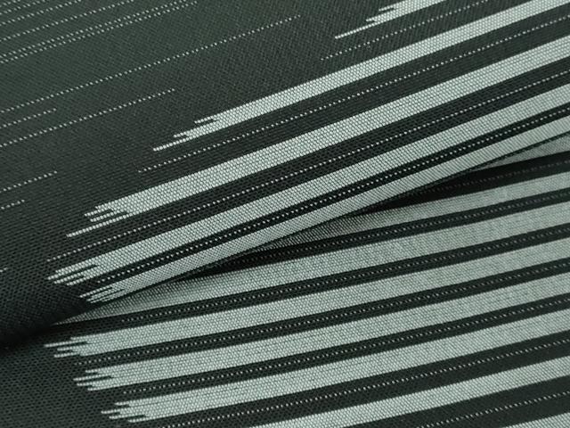 平和屋本店□極上 西陣 有栖川織物謹製 六通柄袋帯 霞文 黒地