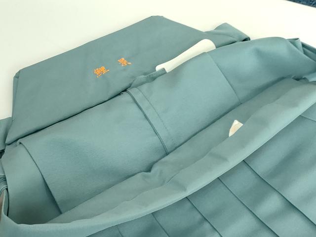 平和屋本店□極上 男性 馬乗り袴 柳煤竹色 逸品 DZAA6488kh5