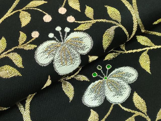 平和屋本店□極上 西陣 じゅらく謹製 六通柄袋帯 玉蟲貴人 立涌