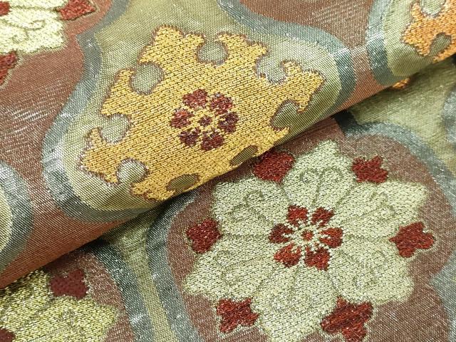 平和屋本店□極上 創業280年 誉田屋源兵衛 六通柄袋帯 花菱文 金銀糸