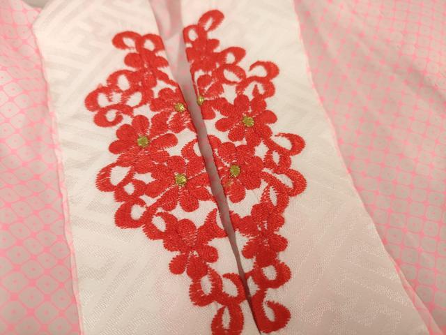 平和屋本店□極上 七五三 女の子 7歳 祝着・襦袢(半衿刺繍)セット 総