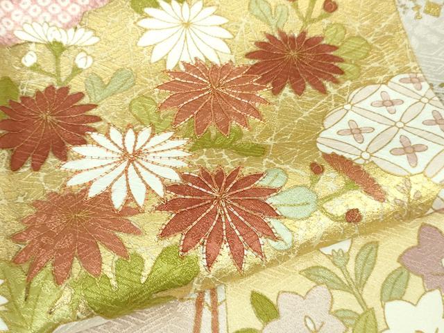 平和屋本店□極上 皇室献上作家 藤井寛 色留袖 駒刺繍 彩の