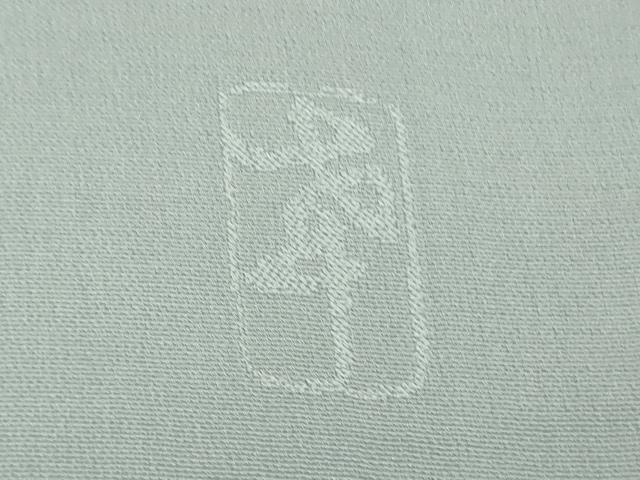 平和屋本店■希少　西陣の名門　加納幸謹製　よろけお召　単衣　市松　反端付き　逸品　DZAA6605kh5_8