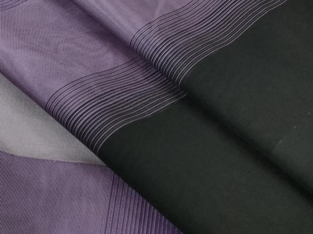 平和屋本店□極上 長羽織 スリーシーズン 春夏秋 塵除け 紗 暈し染め