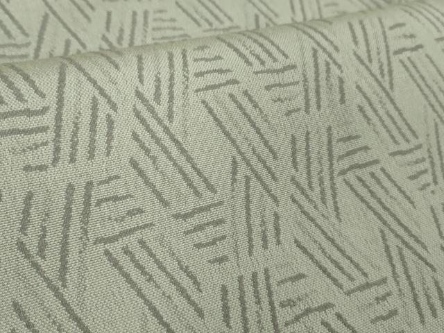 平和屋本店□極上 京都・西陣 織元ブランド 泰流舎 お召 網目文 証紙