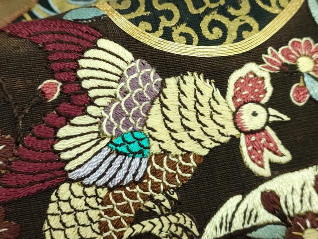 平和屋着物□極上 児島廣和 アトリエ 聖jin苑 太鼓柄袋帯 駒