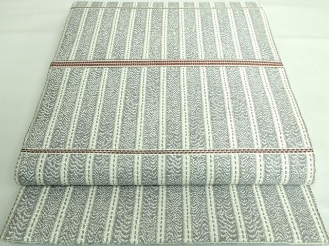 平和屋着物■極上　西陣　津村織物謹製　六通柄袋帯　杢目間道　金糸　やまと誂製　逸品　DZAA6779kh5