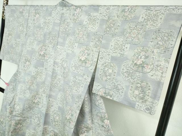 平和屋本店■極上　都喜ヱ門　本場大島紬　白大島　藤白泥　ビクトリア宮殿　藤絹織物謹製　やまと誂製　証紙付き　逸品　DZAA6865kh5 平和屋本店□極上 都喜ヱ門 本場大島紬 白大島 藤白泥 ビクトリア宮殿