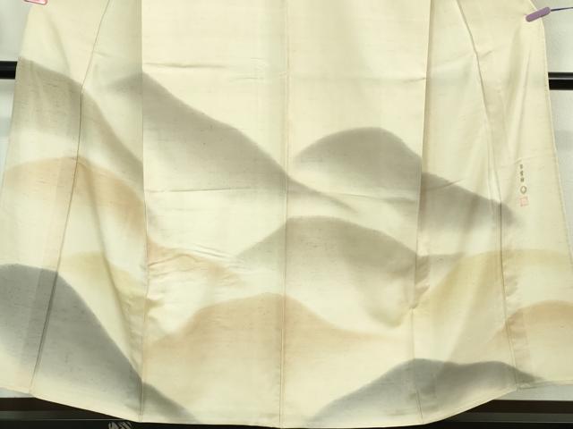 平和屋本店□極上 石川県指定無形文化財 牛首紬 白山工房 手織