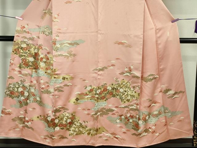 平和屋着物□極上 十日町老舗ブランド 吉澤友禅 吾妻徳穂 訪問着 駒