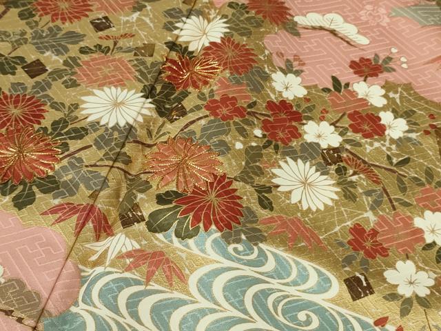 平和屋着物□極上 十日町老舗ブランド 吉澤友禅 吾妻徳穂 訪問着 駒