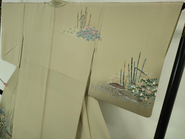 平和屋着物□極上 十日町 加賀草木友禅の第一人者 田村哲彦