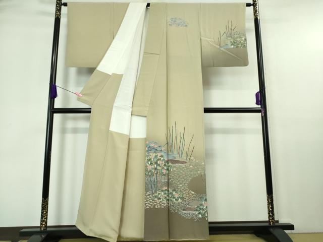 平和屋着物□極上 十日町 加賀草木友禅の第一人者 田村哲彦