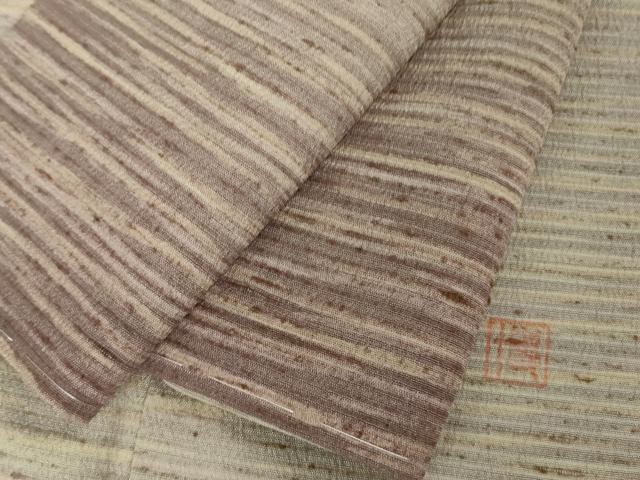 平和屋着物■極上　本塩沢　やまだ織　訪問着　染色作家　桐村博　鈴乃屋扱い　逸品　未使用　DZAA6923kh5