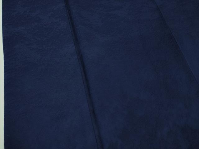 平和屋着物□極上 藍香房 お召 霞地紋 濃紺地 逸品 DZAA6936kh5