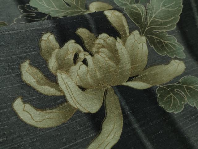 平和屋着物▽極上　撫松庵　小紋　単衣　乱菊　逸品　DZAA6941kh5_6
