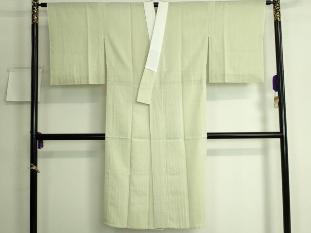 平和屋本店■上質な長襦袢　単衣　縞　逸品　DZAA6985kh5