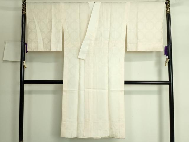 平和屋本店■極上　龍村美術織物　長襦袢　袷　稜華文錦　薄香色地　反端付き　逸品　未使用　DZAA6987kh5