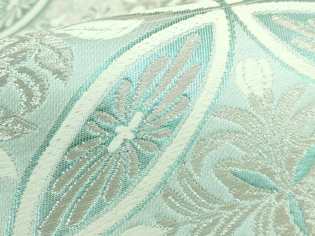 平和屋着物■極上　皇室献上作家　北出与三郎　六通柄　本袋帯　唐織　菱吉祥花文　金銀糸　逸品　CZAA3489s5 平和屋着物□極上 皇室献上作家 北出与三郎 六通柄 本