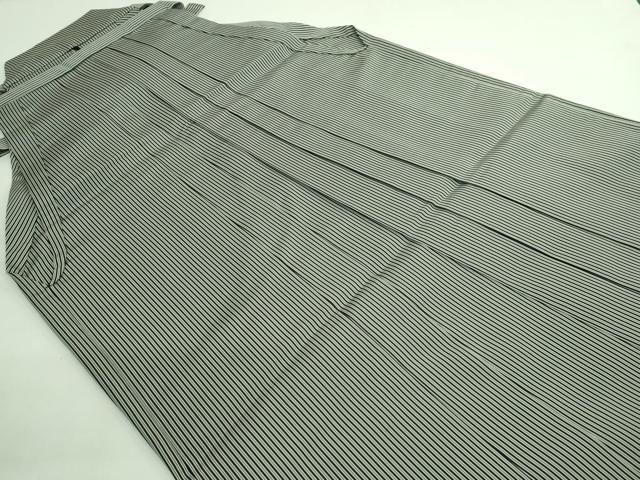 平和屋本店■極上　男性　馬乗り袴　縞　高島屋扱い　逸品　DZAA7046kh5