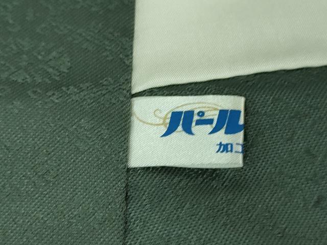 平和屋着物□極上 お召 花菱地紋 色無地 深紫色 逸品 未使用 DZAA7062kh5