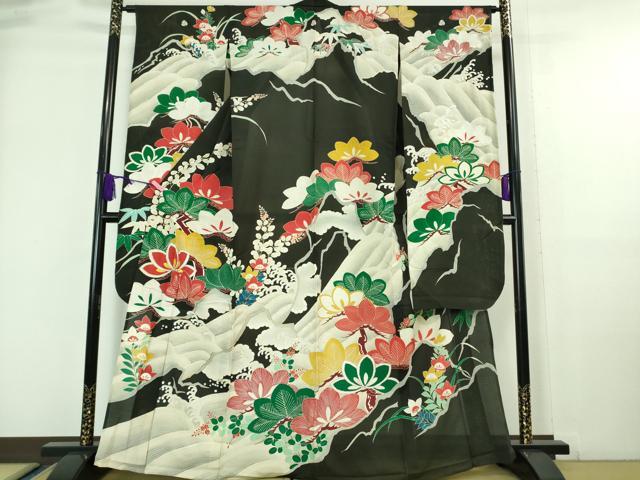 平和屋着物○ブライダルファッションデザイナー・桂由美 振袖 枝垂れ桜