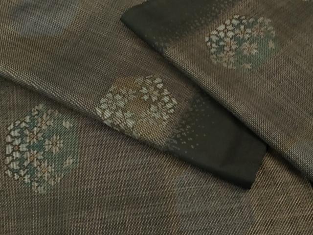 平和屋着物□極上 本場大島紬 9マルキ 亀甲花間道 逸品 DZAA7137kh5