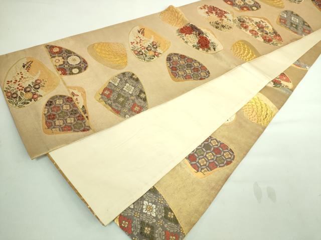 平和屋着物□極上 西陣の名門 加納幸謹製 六通柄袋帯 唐織