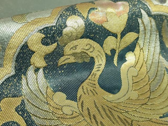 平和屋着物□極上 夏物 西陣 川島織物 六通柄 本袋帯 草木文