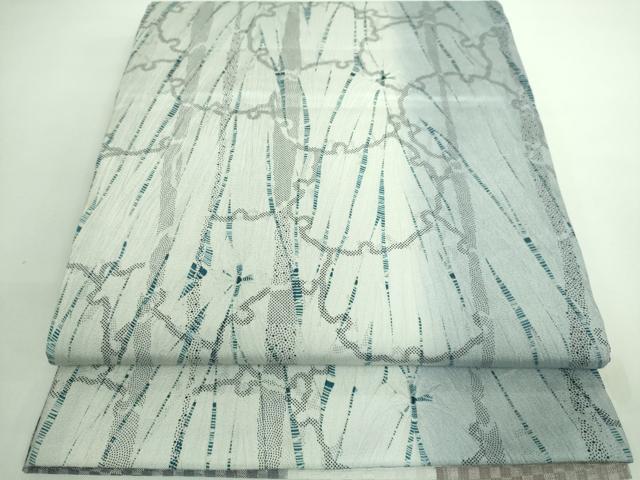 平和屋着物■極上　両面　全通柄袋帯　絞り　雪輪重ね　よろけ間道　やまと誂製　逸品　DZAA7171kh5