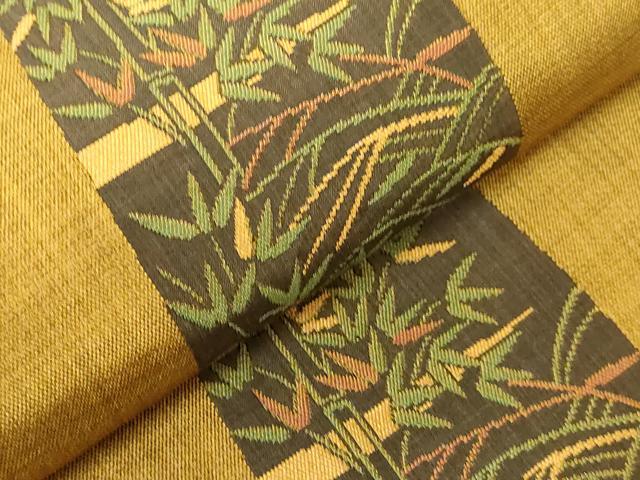 平和屋着物□極上 名門木屋太 今河織物 六通柄袋帯 笹竹