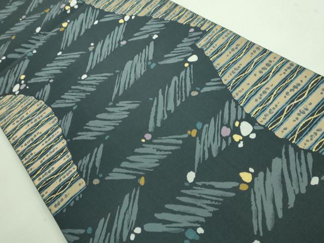 平和屋着物■極上　「美しいキモノ」お馴染みのメーカー　となみ織物　六通柄袋帯　間道　金糸　逸品　DZAA7194kh5 平和屋着物□極上 「美しいキモノ」お馴染みのメーカー となみ織物 六通柄