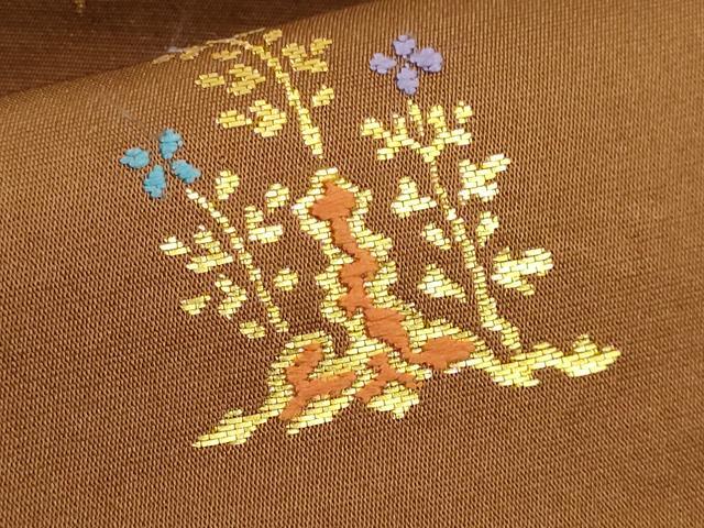 平和屋着物□極上 龍村美術織物 たつむら 九寸名古屋帯 騎猟