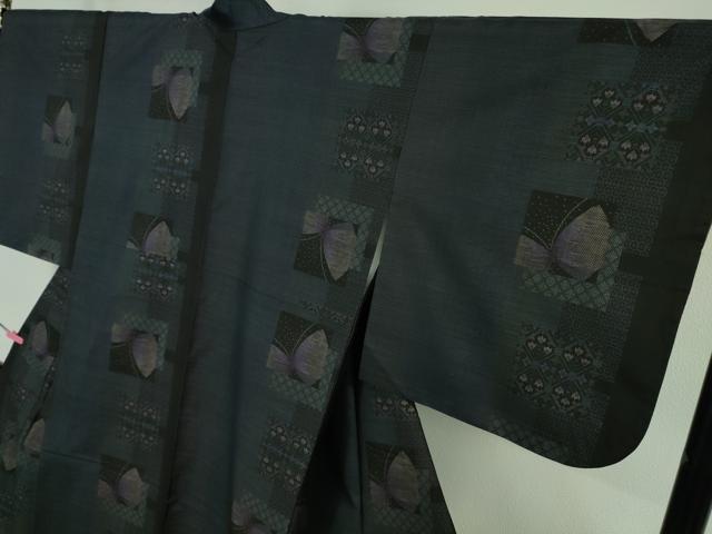 平和屋着物□極上 本場大島紬 7マルキ 古代染色純泥染 入来