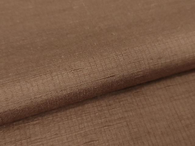 平和屋着物□極上 菅原工房 菅原結作 漢方染紬 色無地 鴇