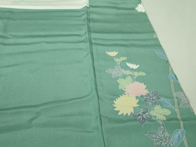 平和屋着物□極上 訪問着 友禅 作家物 芳翠 たたき染め 枝菊