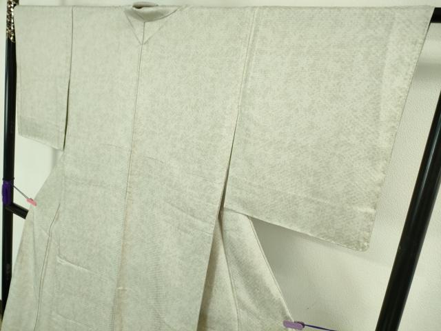 平和屋着物□極上 お召 単衣 霞文 逸品 未使用 DZAA7328kh5