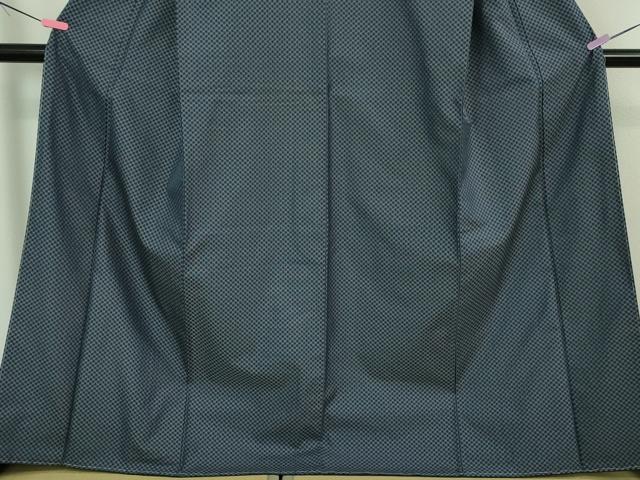 平和屋着物■極上　西陣織　藍　お召　京と藍物語　証紙付き　逸品　未使用　DZAA7331kh5 平和屋着物□極上 西陣織 藍 お召 京と藍物語 証紙付き 逸品 未