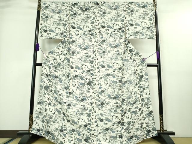 平和屋着物□極上 夏物 伝統工芸士江戸小紋 堅駒絽 染師